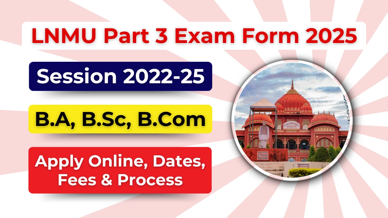 LNMU Part 3 Exam Form 2025
